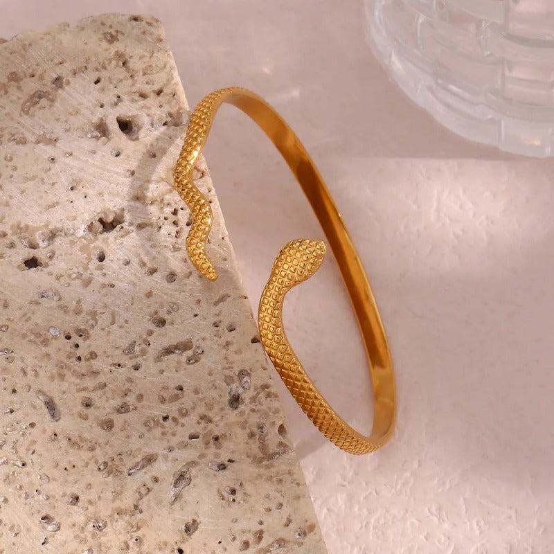 Bracelete Serpente Luxuoso